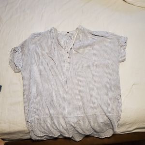 Free people Medium half button up blouse.